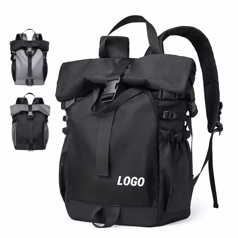 MOQ 10 pcs Rolltop Waterproof Laptop Backpack