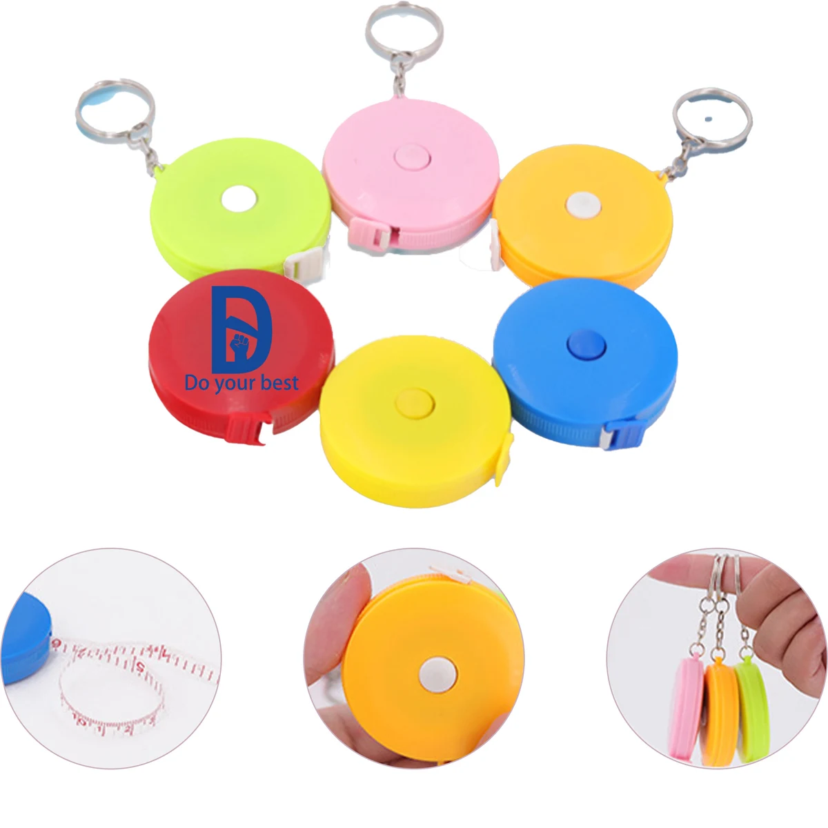 Easy to Read Quick Lock Measurement Tape with Ruler 1