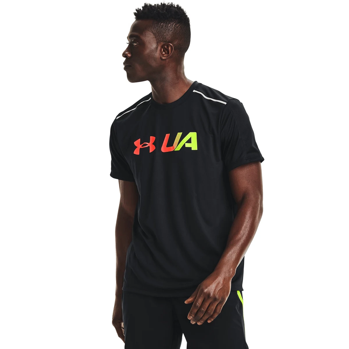 UA Run Graphic Print Fill Men's Short Sleeve 1
