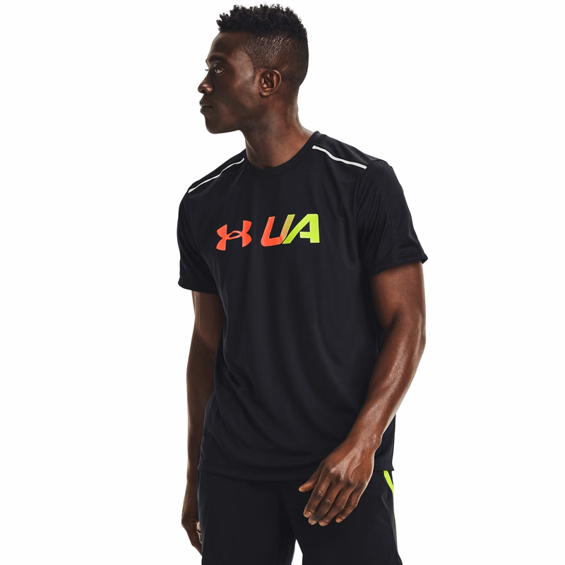 UA Run Graphic Print Fill Men's Short Sleeve