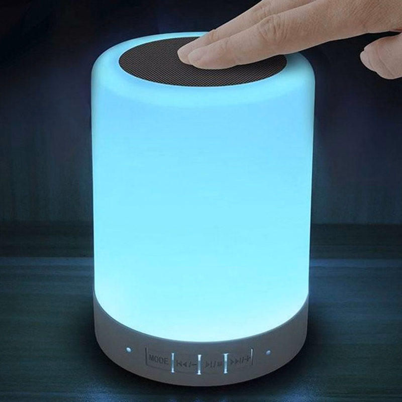 Touch Bedside Night Light With Bluetooth Speaker