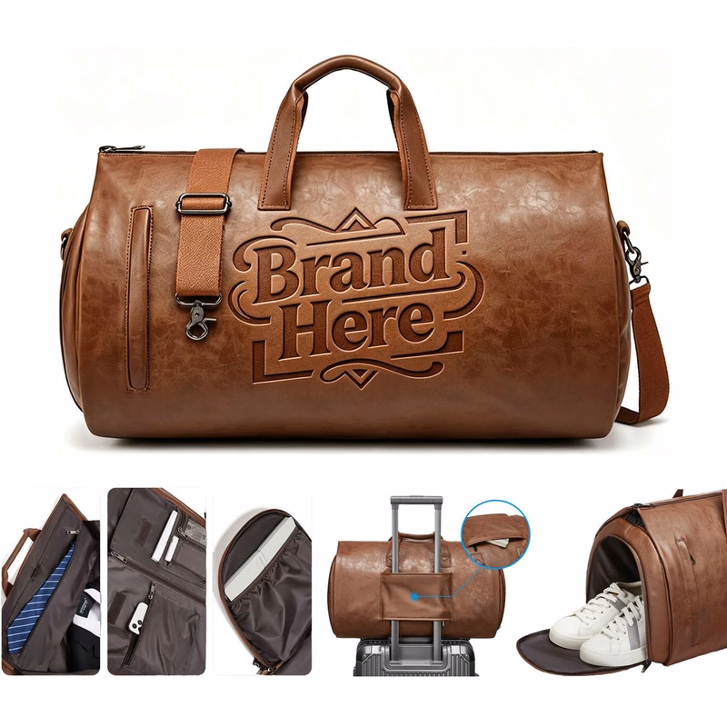 Carry On Garment Duffle Bag with Shoe Compartment