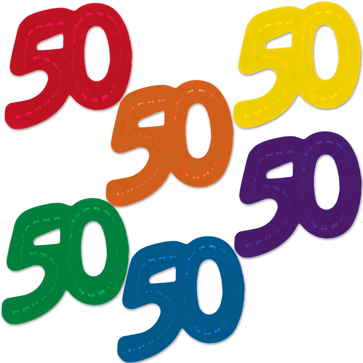 Jumbo "50" Fanci Fetti 1