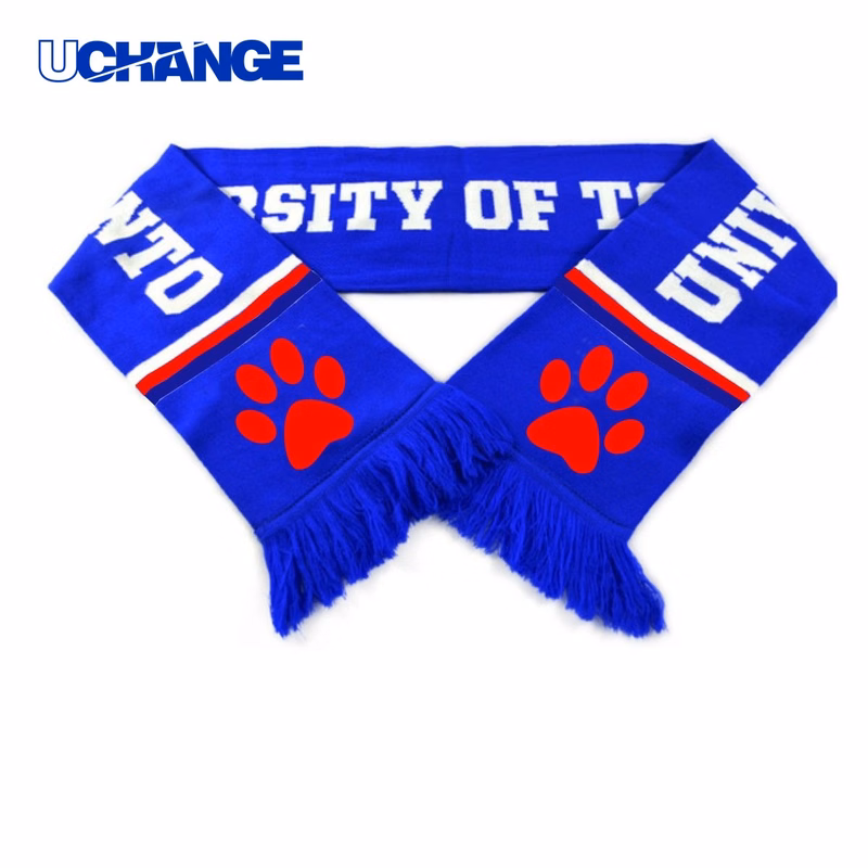Knitted Scarf with Fringe