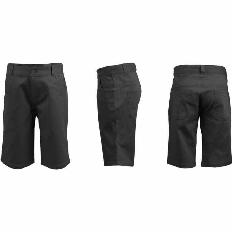 Junior Girls' Uniform Shorts - Size 5/6 Black