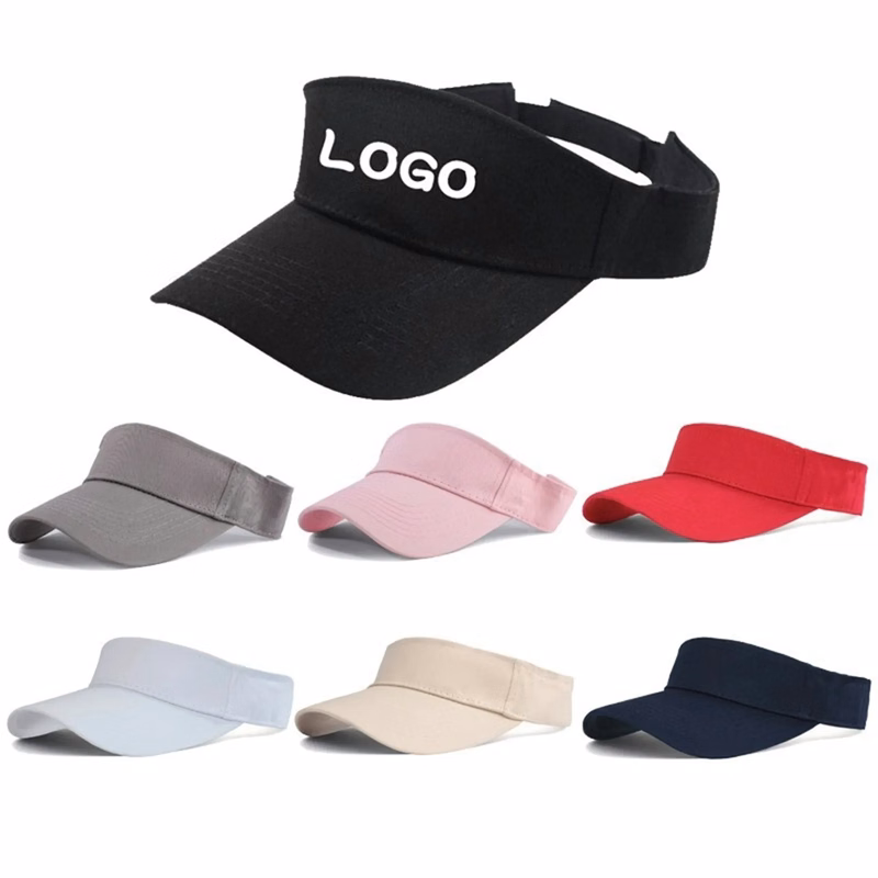 Cotton Sun Sport Visor Cap
