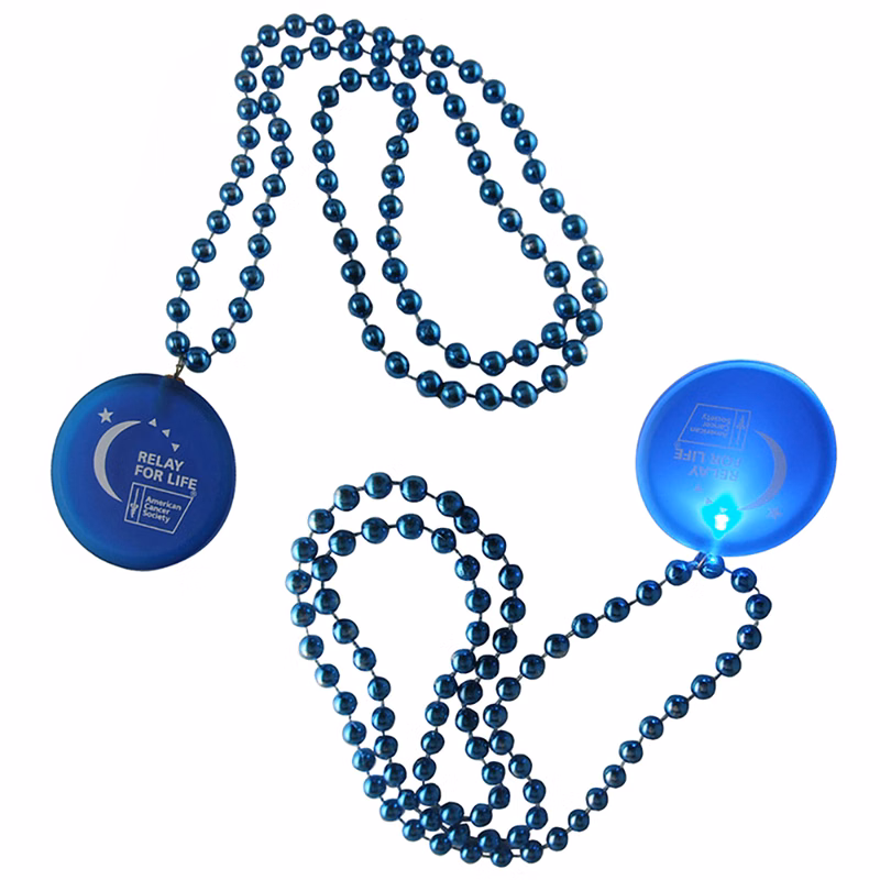 LED Lighted Badge Necklace