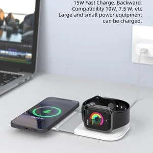 2 In 1 Foldable Magnetic Power Wireless Charging Station 1