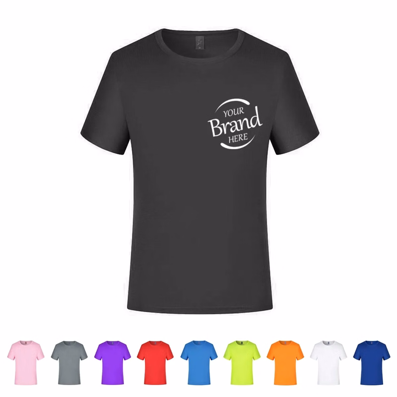 Crew Neck T Shirt Moisture Wicking