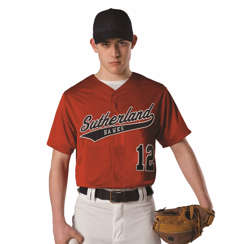 Youth Dura Light Mesh Baseball Jersey - 52MFFJY