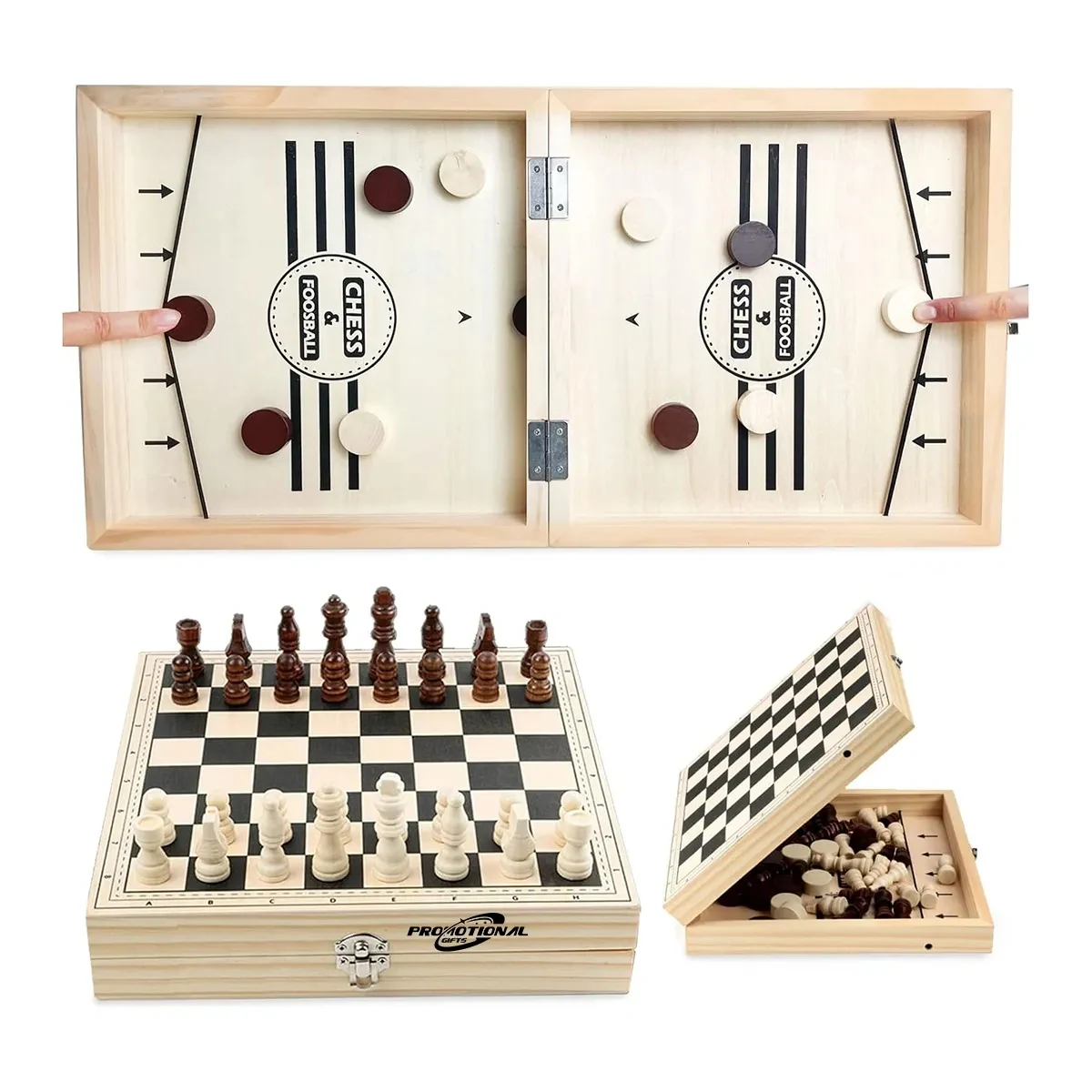 4 in 1 Sling Puck Interactive Chess Toy Board Table Game 1