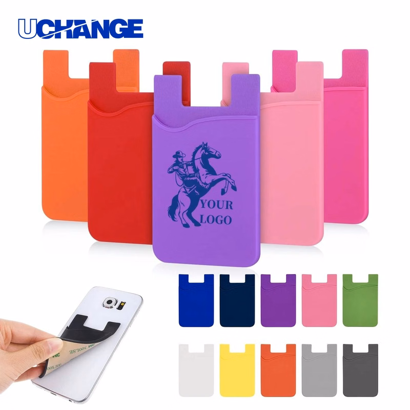 Silicone Phone Pocket Card Holder