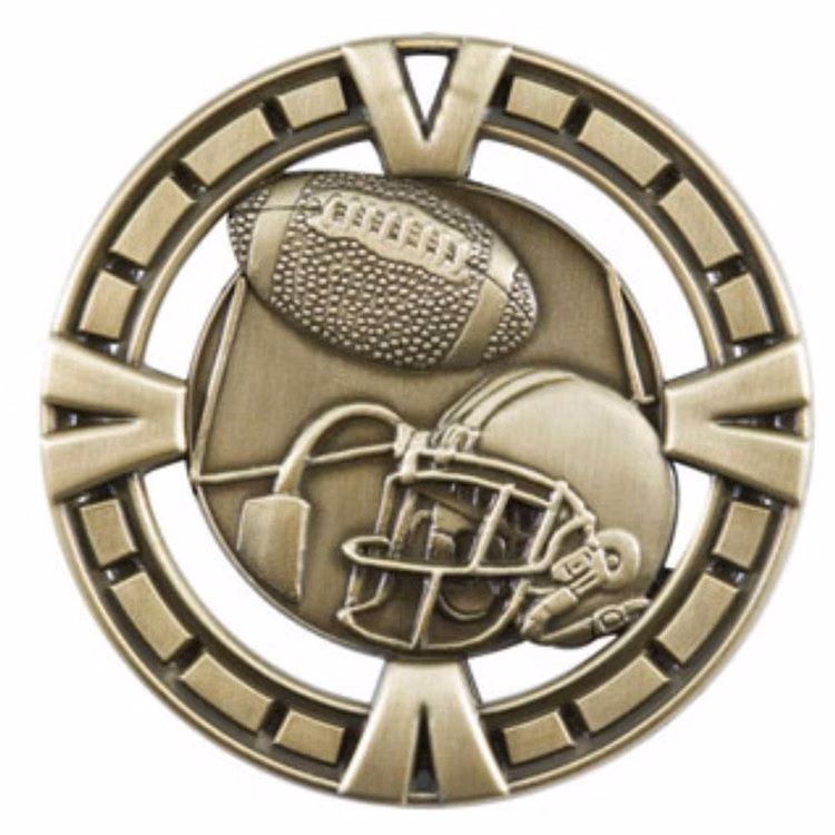 2-1/2" Football BG Medal