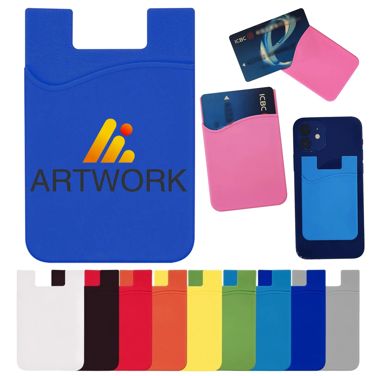 Adhesive Phone Sticker ID Card Holder 1