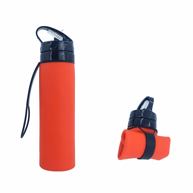 Foldable Sports Silicone Travel Water Bottle