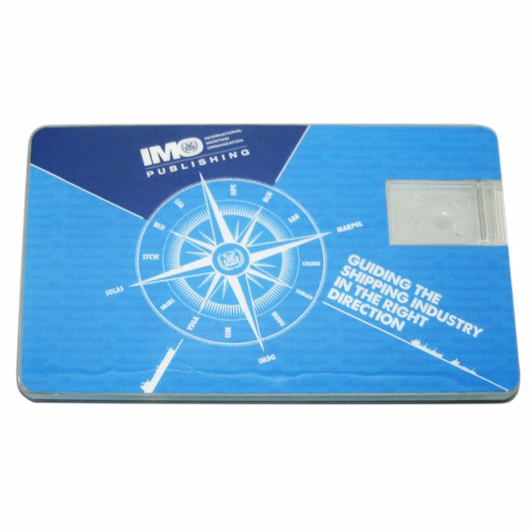 Translucent Credit Card USB Flash Drive, 16GB