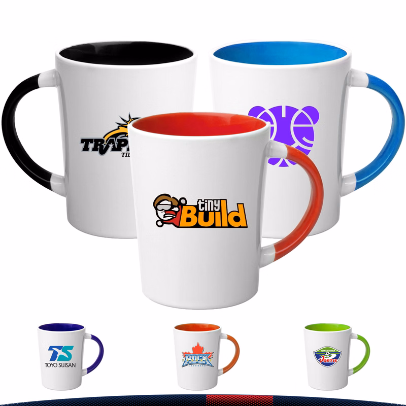 13 oz. Flarfy Two Tone Latte Mugs