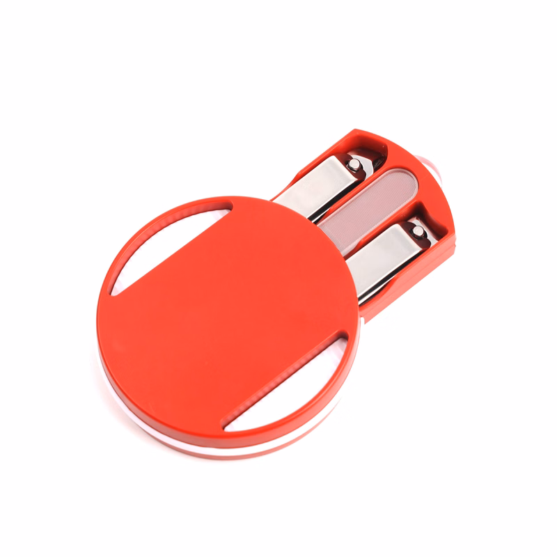 Red nail clipper set