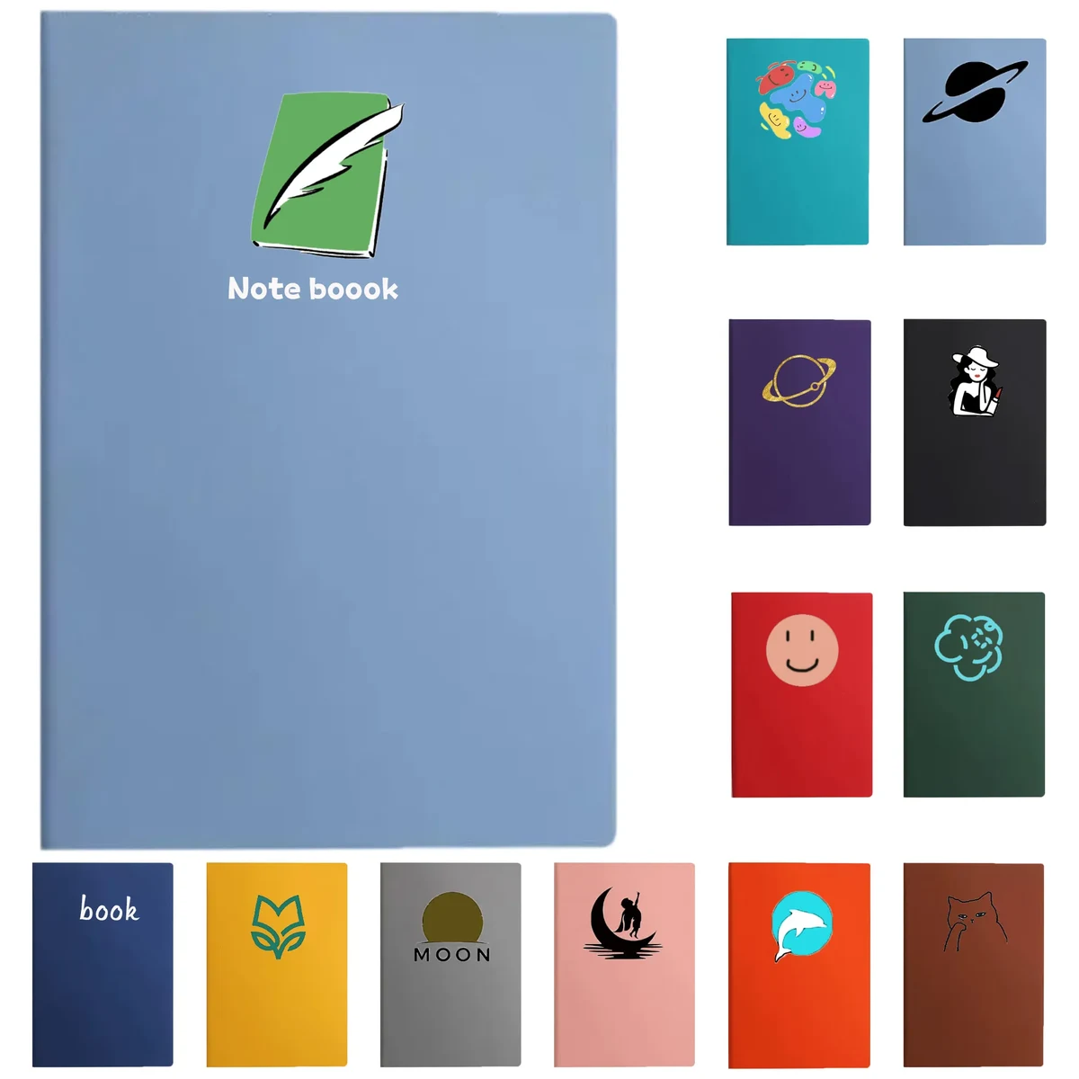 A5 soft leather business notebook 1