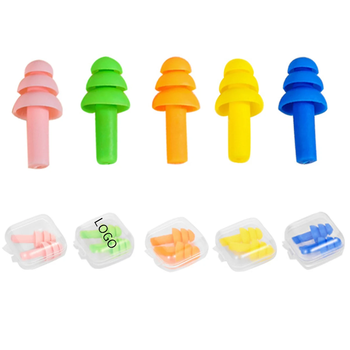 Waterproof Silicone Earplug 1