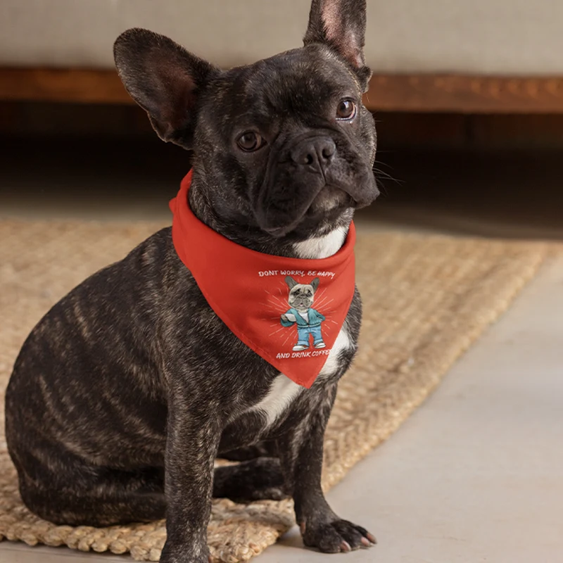 Pet Hemmed Bandana Full Color 22x22 1