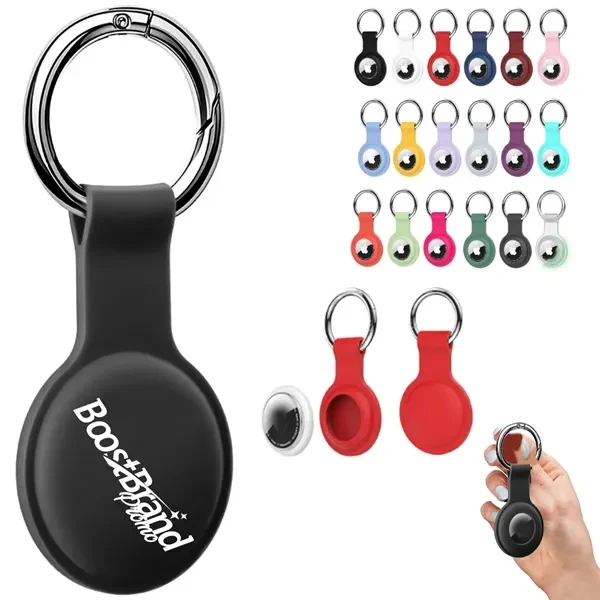 Custom 3.27 Inch Silicone Keychain Holder Open Window Signal — Device Protector 1