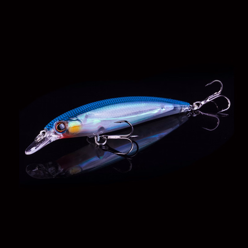 13 Gram Rattlin' Mino Fishing Lure with Treble Hooks