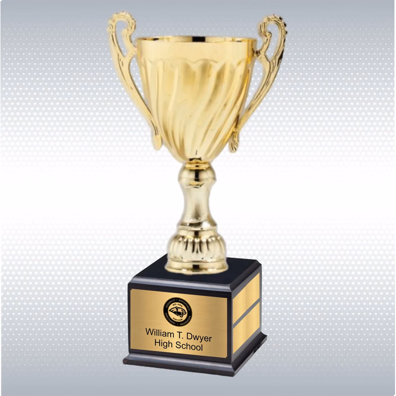 Gold Metal Cup w/ Black Perpetual Base