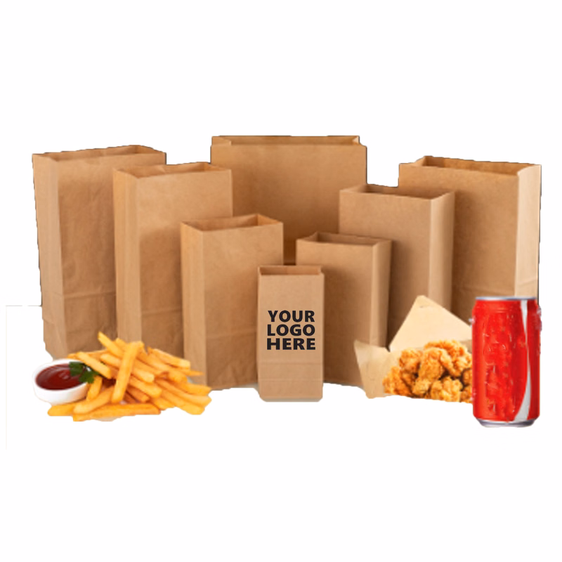 Eco-friendly Kraft Paper Gift Bag Of Various Sizes