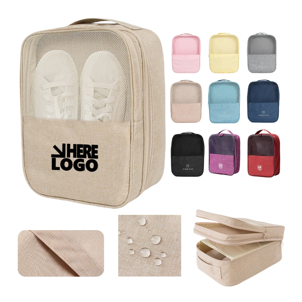 Travel Shoe Bag Holds 1