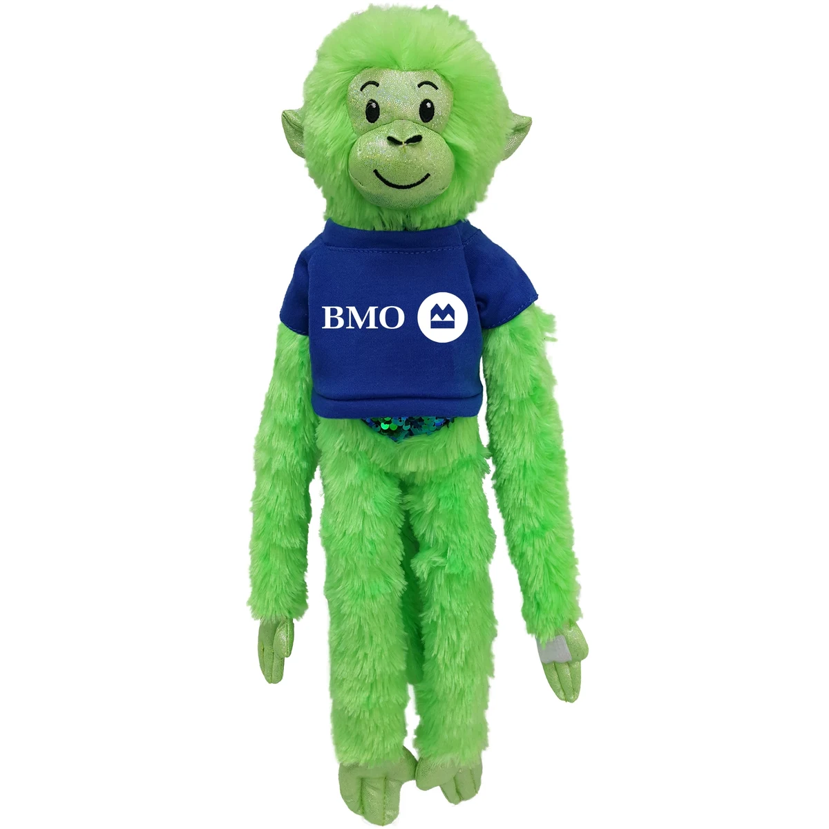21" Green Spider Monkey with Sequins 1
