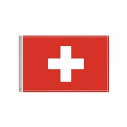 National Flag, Switzerland, Single-Sided - 96"W x 60"H