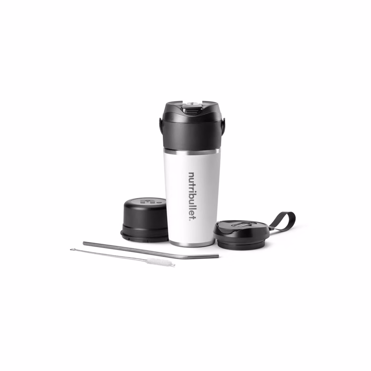 NutriBullet Flip Insulated Portable Blender - White