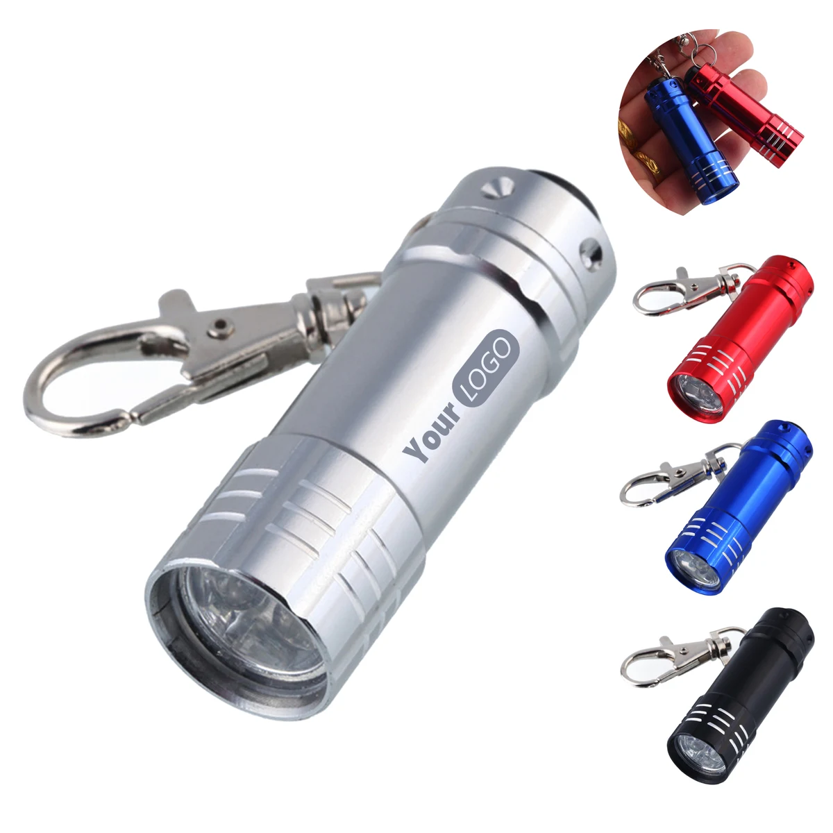 Aluminum Alloy LED Keychain Flashlight 1