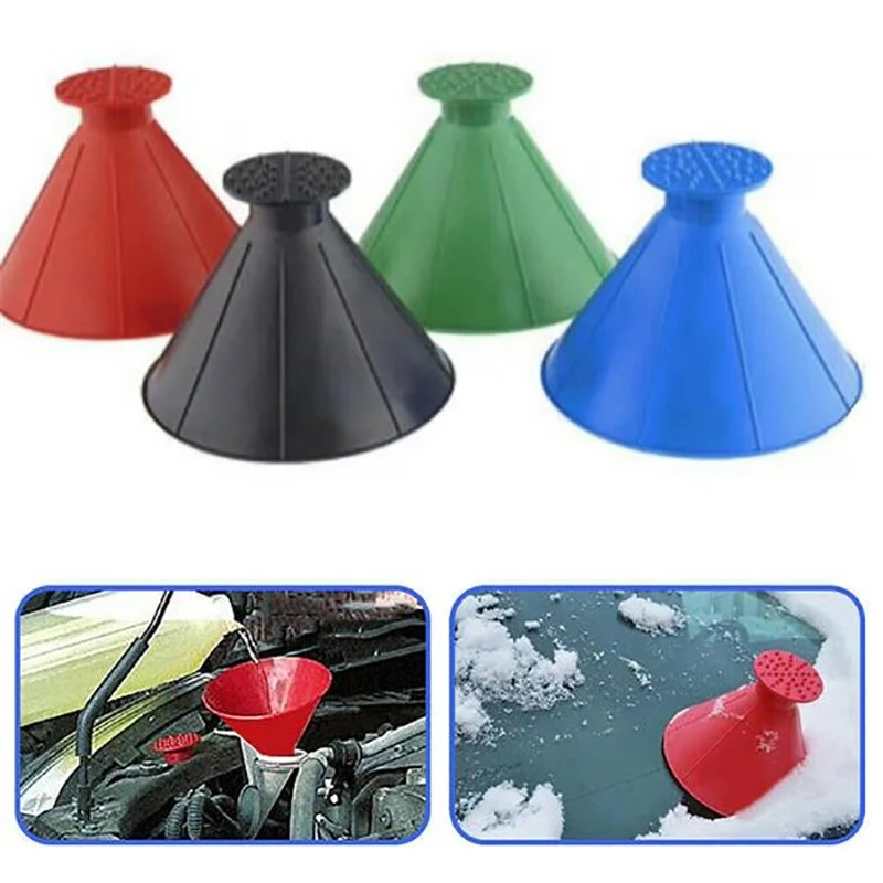 Drinkware resrraunt Cone-Shaped Windshield Ice Scraper 1