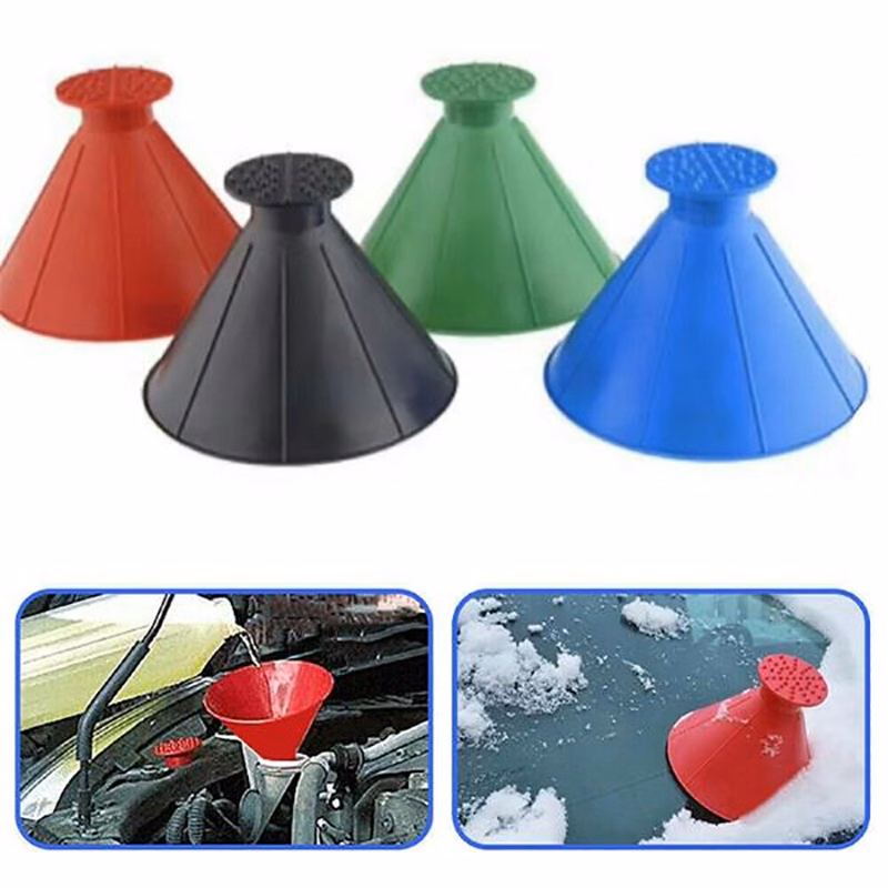 Drinkware resrraunt Cone-Shaped Windshield Ice Scraper