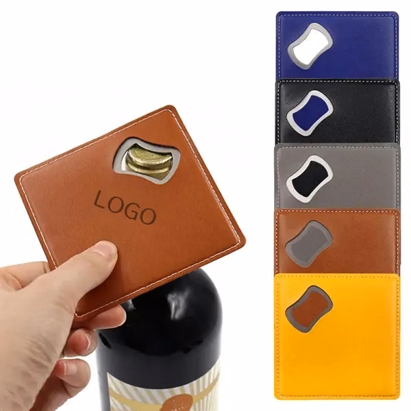 PU Leather Wine Bottle Opener with Units