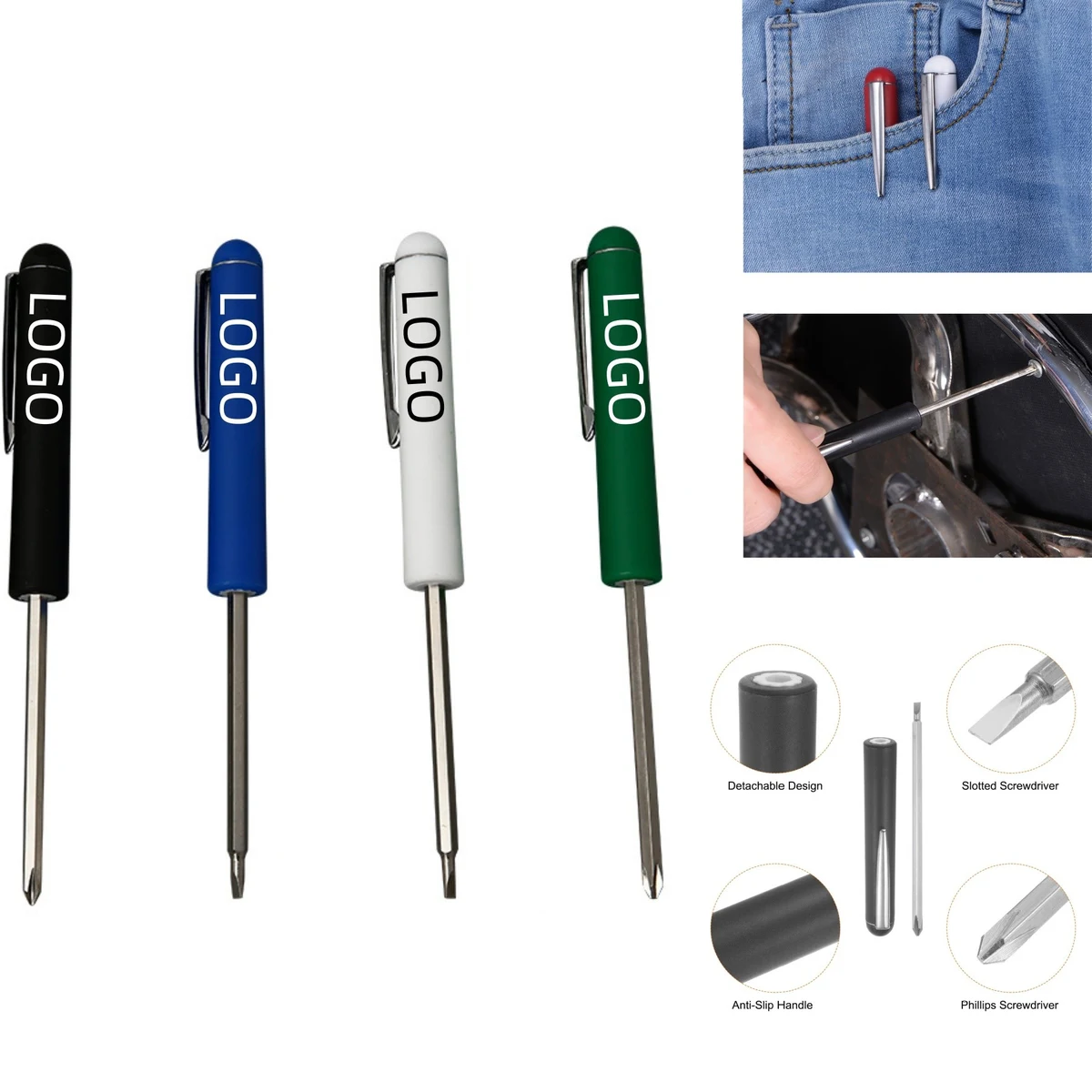 Reversible Blade Pocket Screwdriver 1