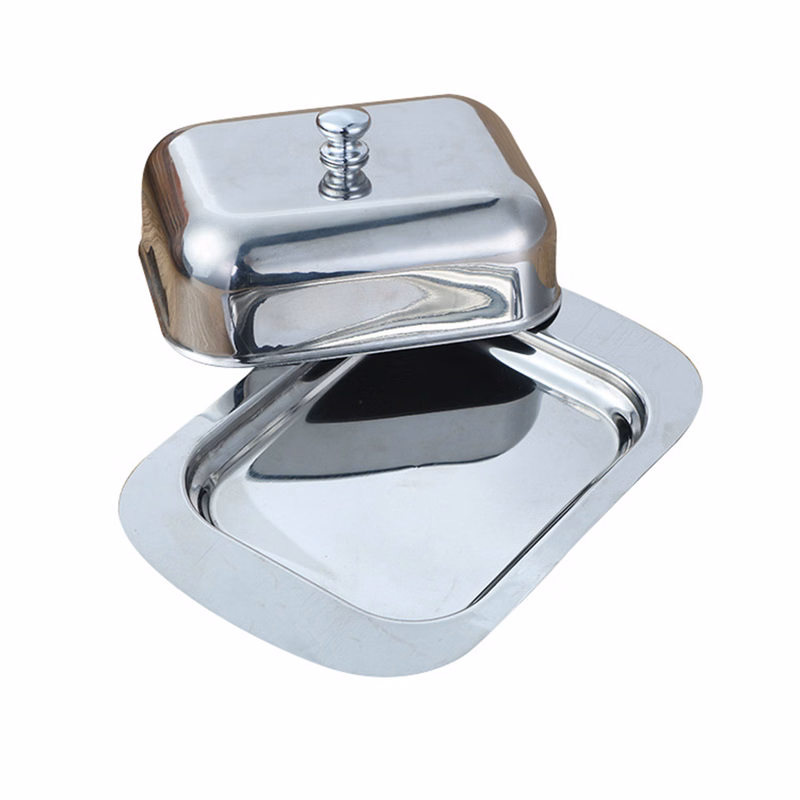 Stainless Steel Butter Dish with Lid
