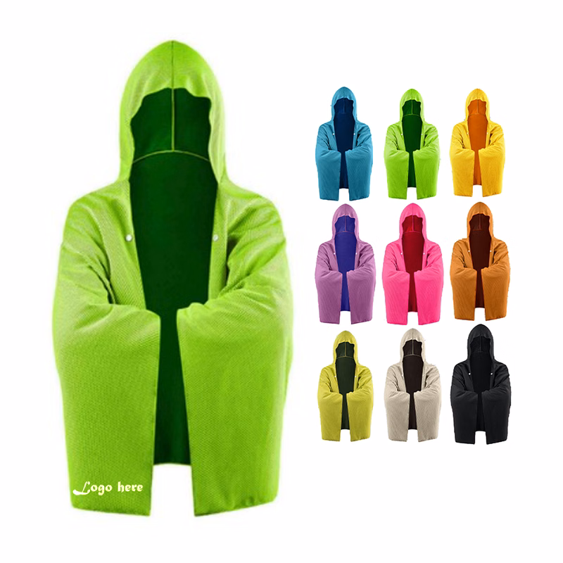 Cooling Hoodie Beach Towel Cloak Instant