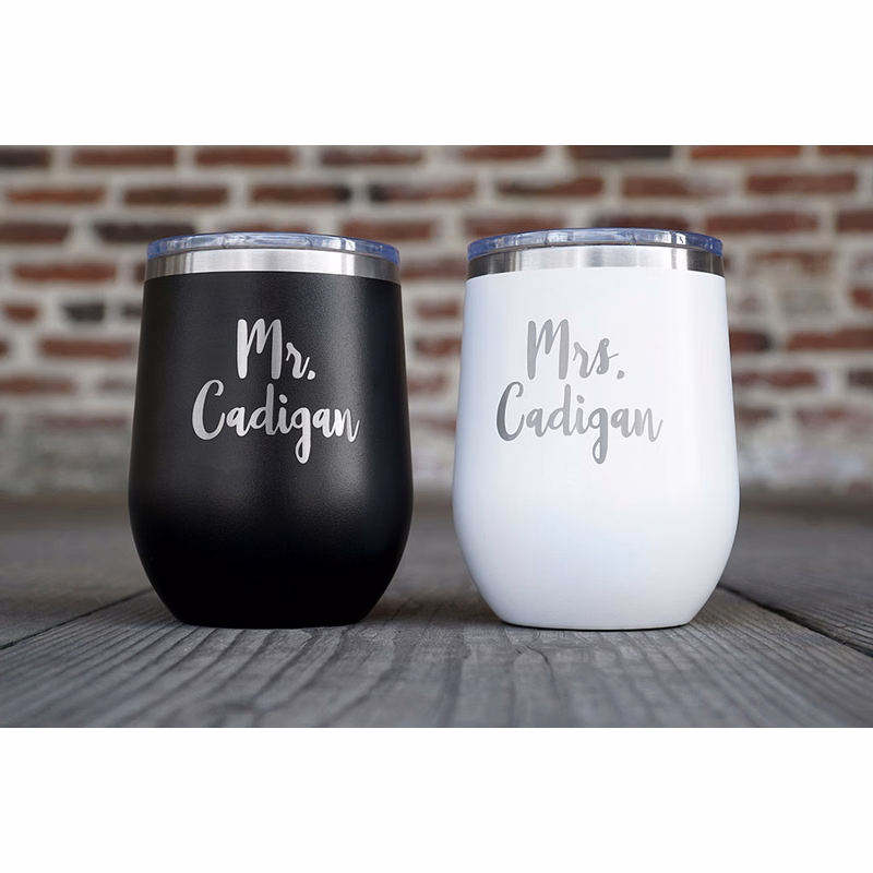 12 oz Polar Camel Metal Wine Tumbler