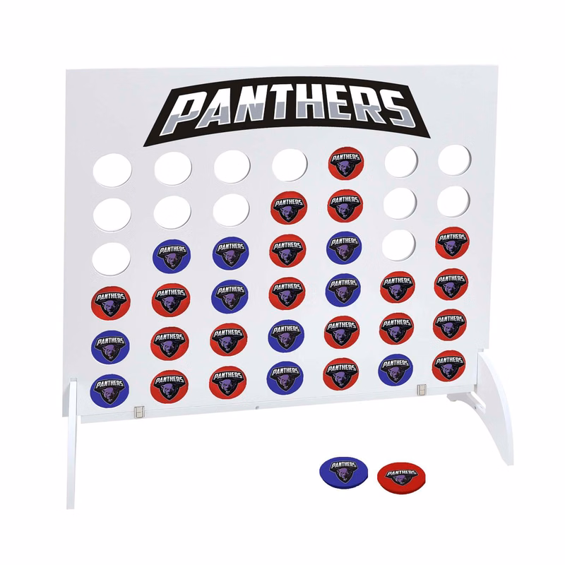 Giant 4-In-A-Row, 21 Red & 21 Blue Disks (Single-Sided)