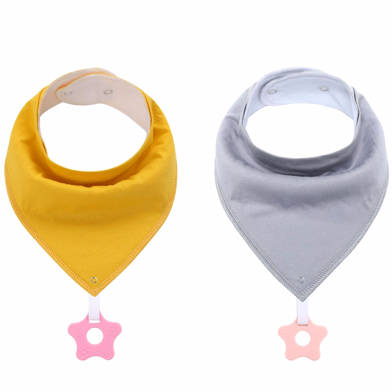 Baby Bandana Drool Bibs Teething Toys