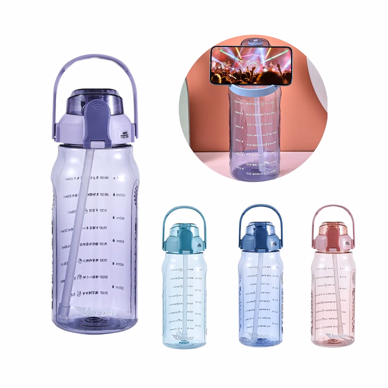 50OZ Leak-Proof Plastic Cup With Straw