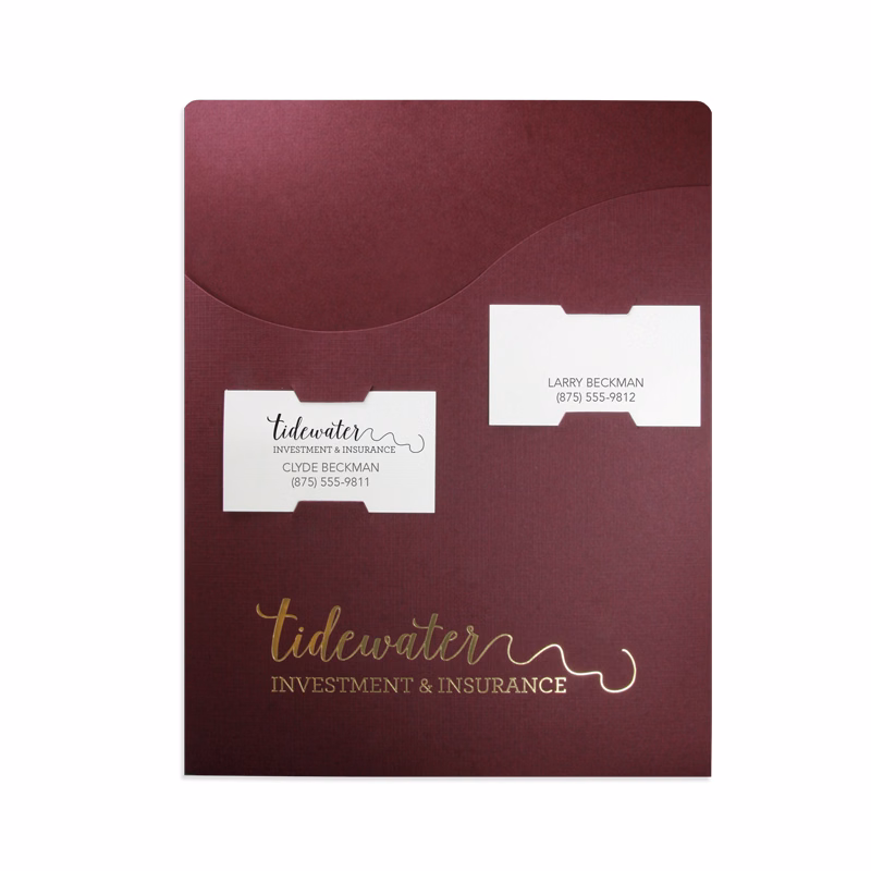 Pocket Page Printed 1PMS Color