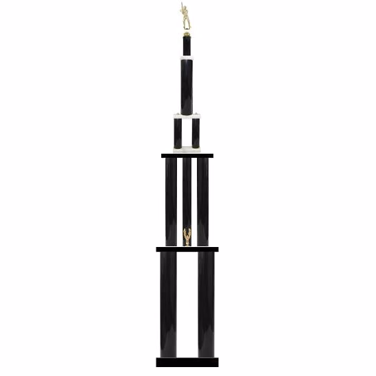 Trophy: 56" 4 post 3 post 2 post 2 column, 10" bas