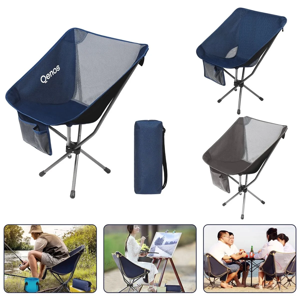 Folding Camping Portable Backpacking Beach Chair 1