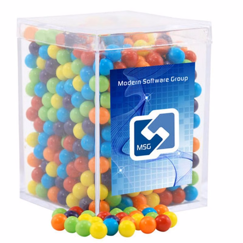 Acrylic Box with Mini Jawbreakers