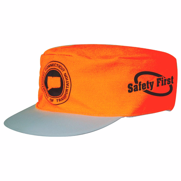 10 Mile Orange Safety Painters Cap