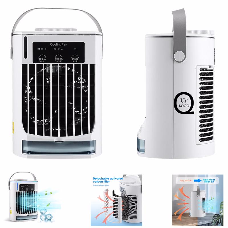Usb Air Cooler W/ Night Light And Aromatherapy